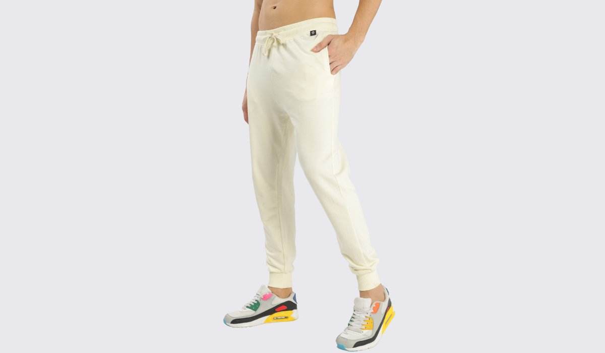 Soulmonk premium comfort bottom wear featuring pear sorbet joggers with a relaxed fit and breathable fabric