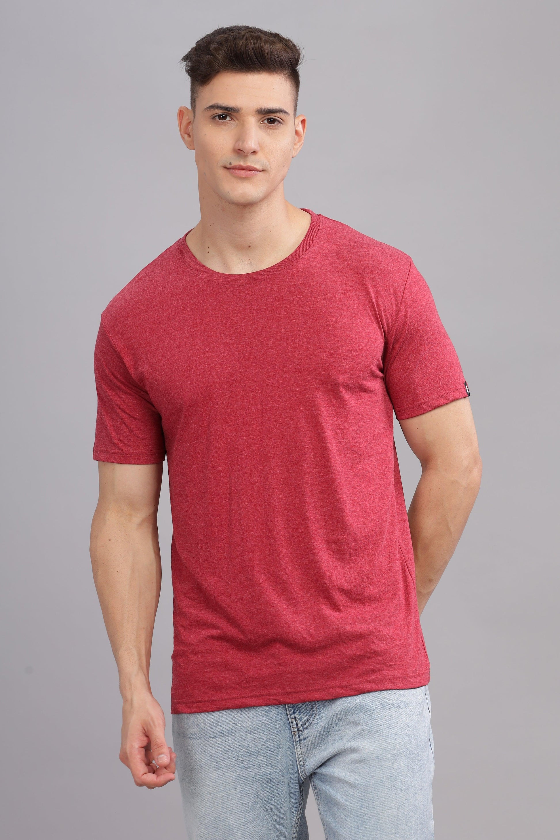 Casual Unisex T-shirt Cardinal Front 2