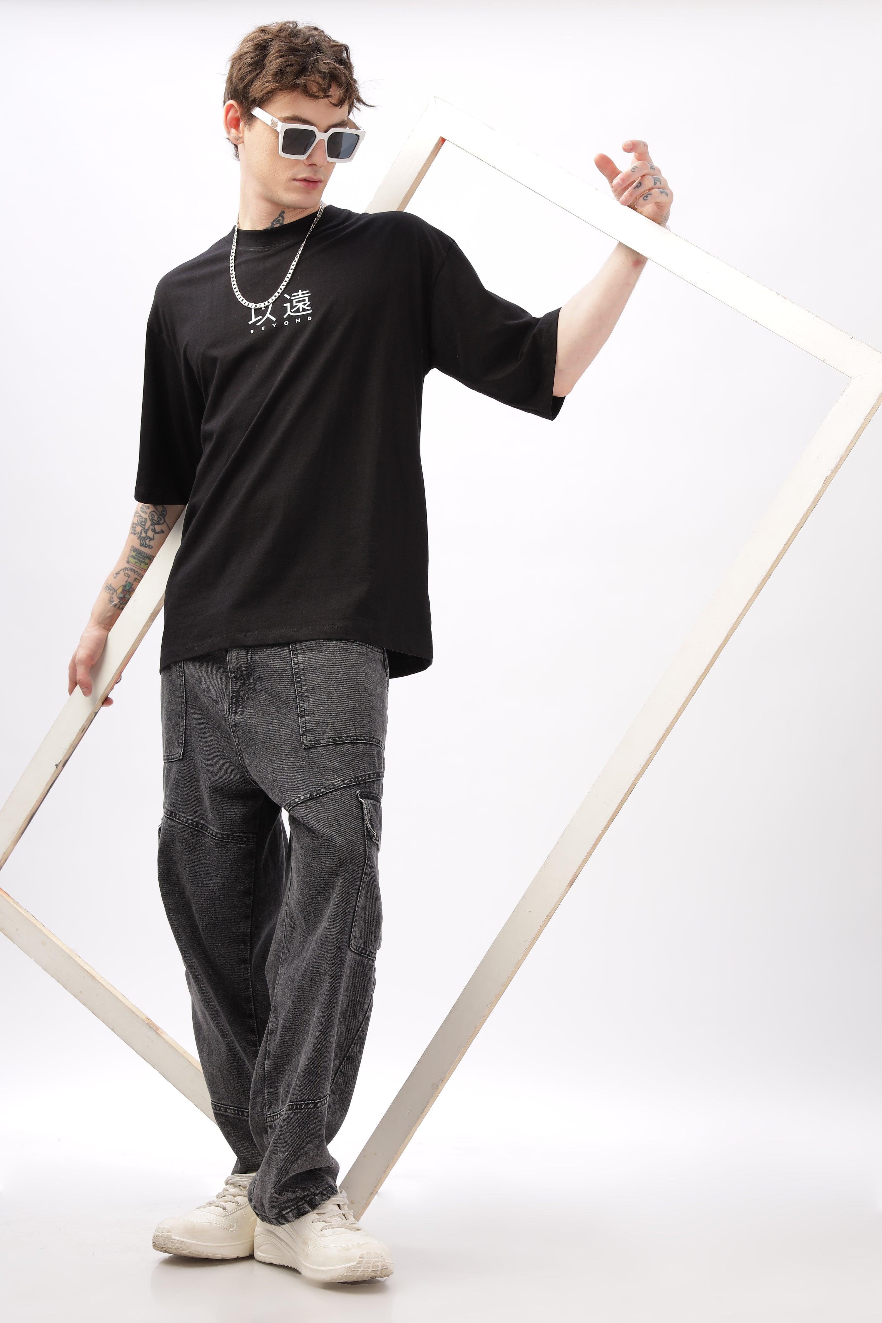 Beyond Black Oversized T-shirt - Soulmonk