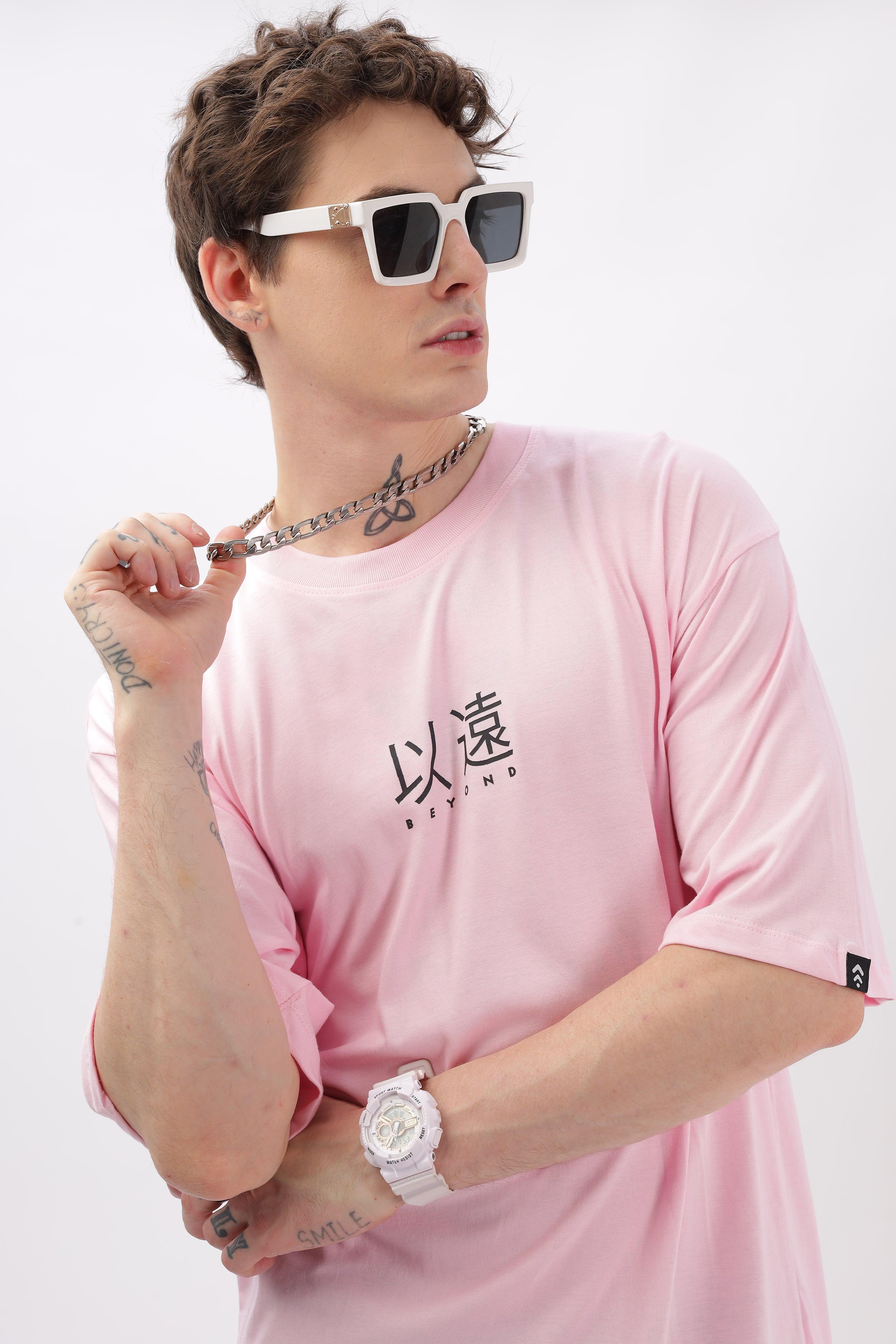 Beyond Soft Pink Oversized T-shirt - Soulmonk