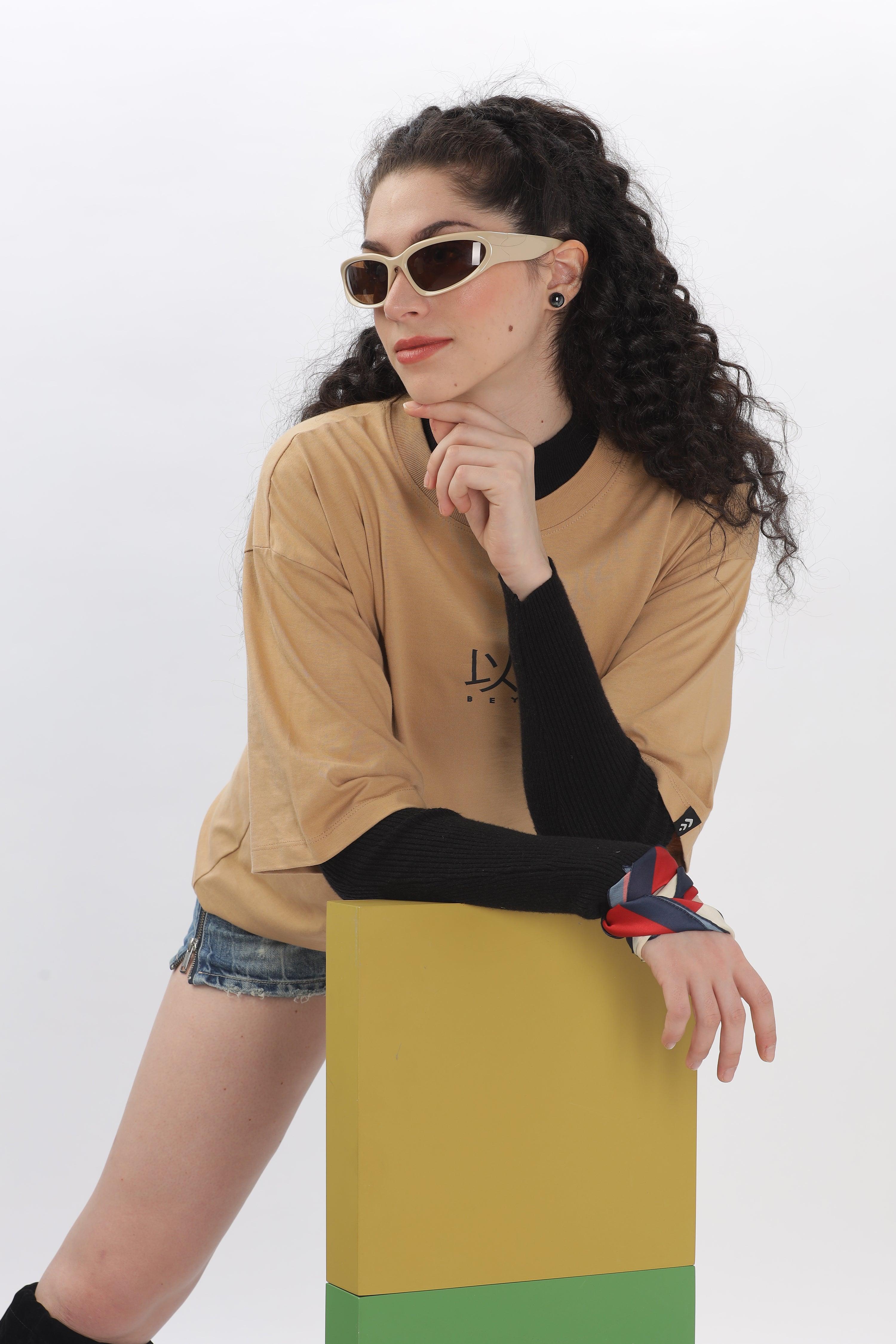Beyond Taupe Oversized T-shirt - Soulmonk