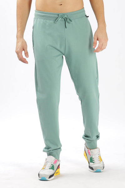 Soulmonk sage green joggers with drawstring waist and cuffed ankles for comfortable casual wear